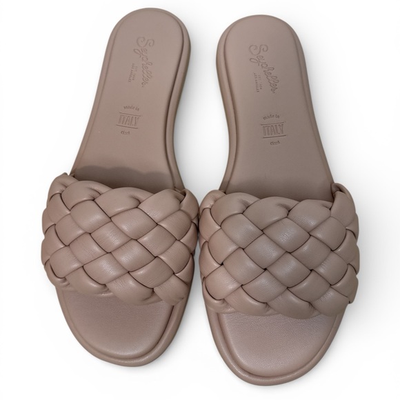 Seychelles Bellissima Nude Braided Slide Sandals - Picture 3 of 7